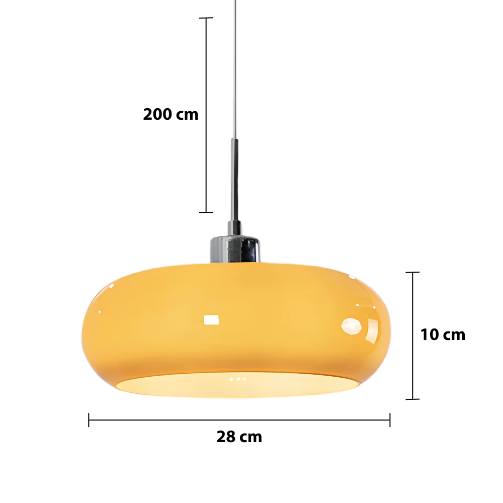 Geometrische hanglamp in Bauhaus-stijl