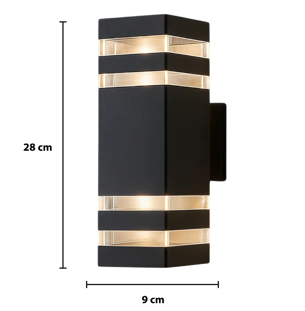 Moderne buitenwandlamp