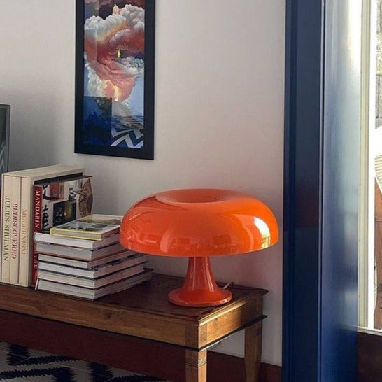 Fungora Scandinavische opalen paddenstoel-tafellamp