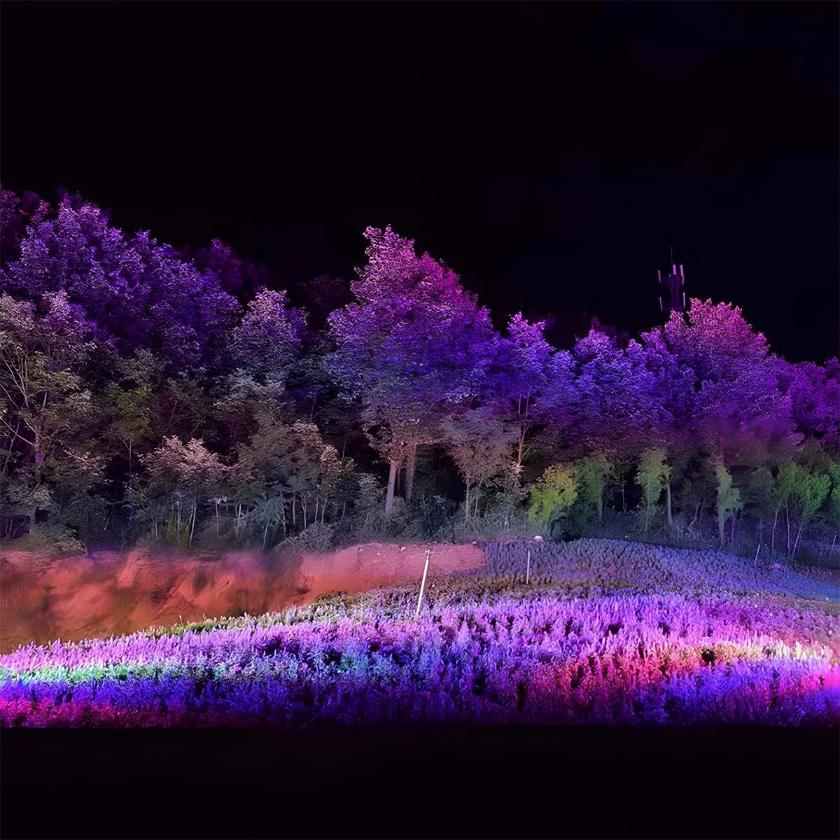 Chromara industriële aluminium RGB-landschapsspot