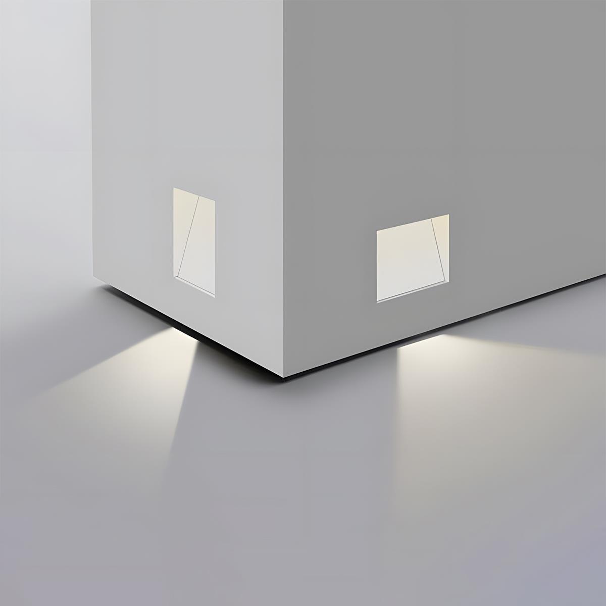 Nichelle minimalistische aluminium inbouwtrapverlichting