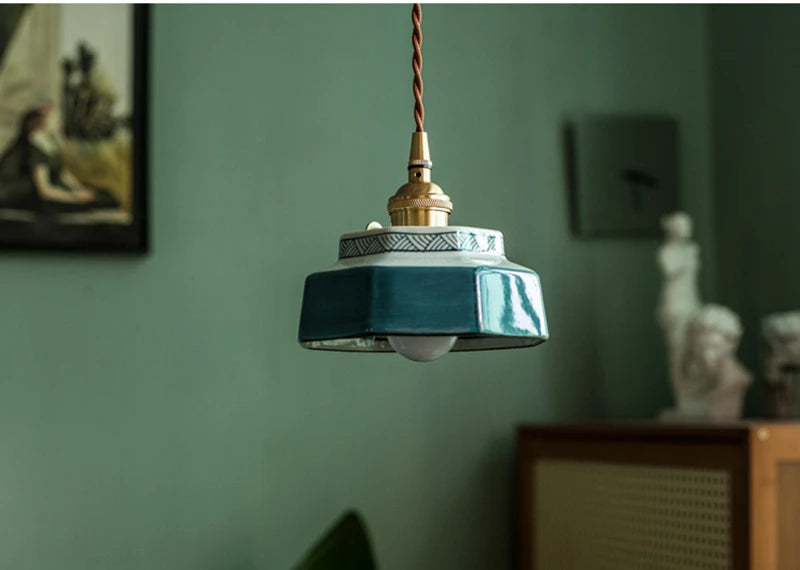 Quendra Scandinavische keramische hanglamp