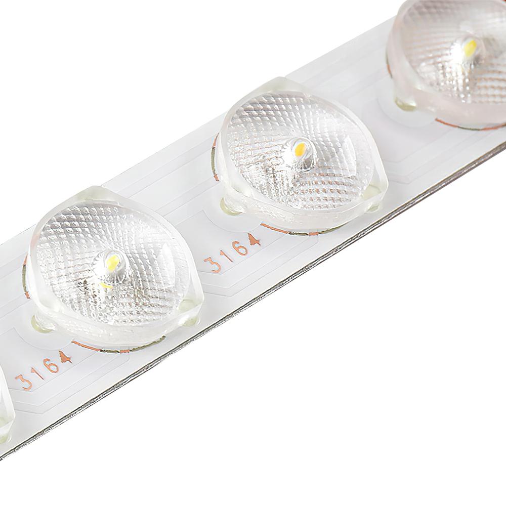 Ronde plafondlamp met eikenhouten rand