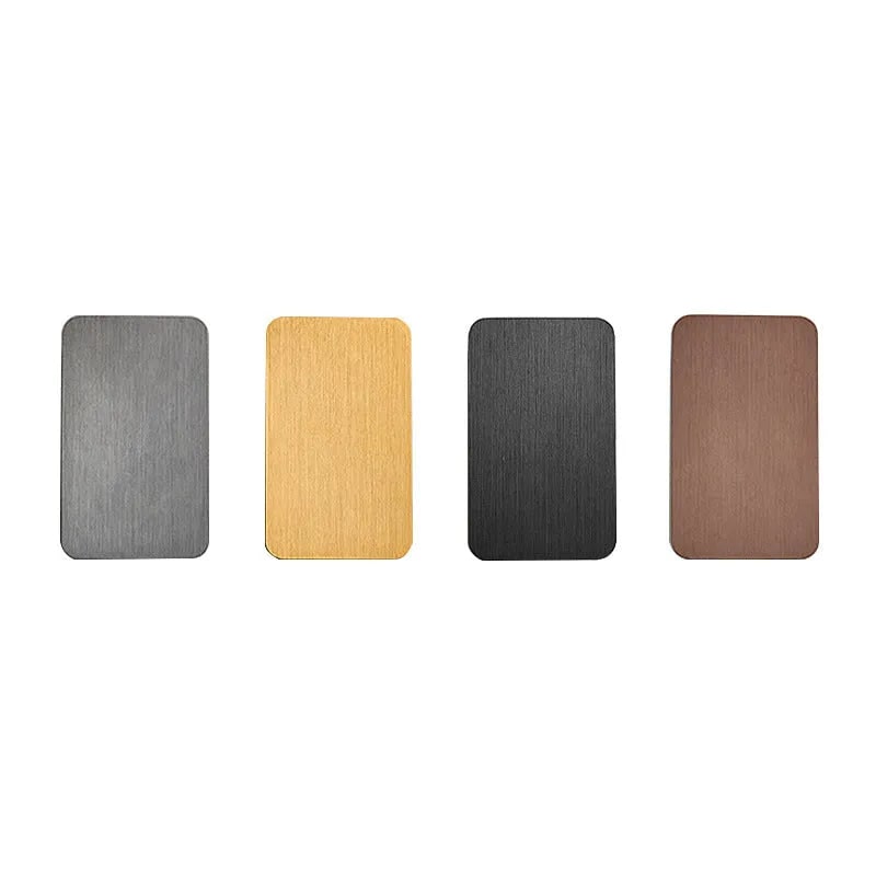 Nyxora minimalistische rechthoekige metalen wandlamp