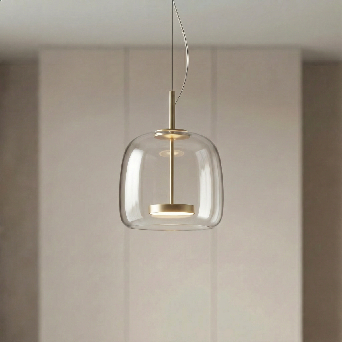 Lumira Nordic hanglamp van getint glas