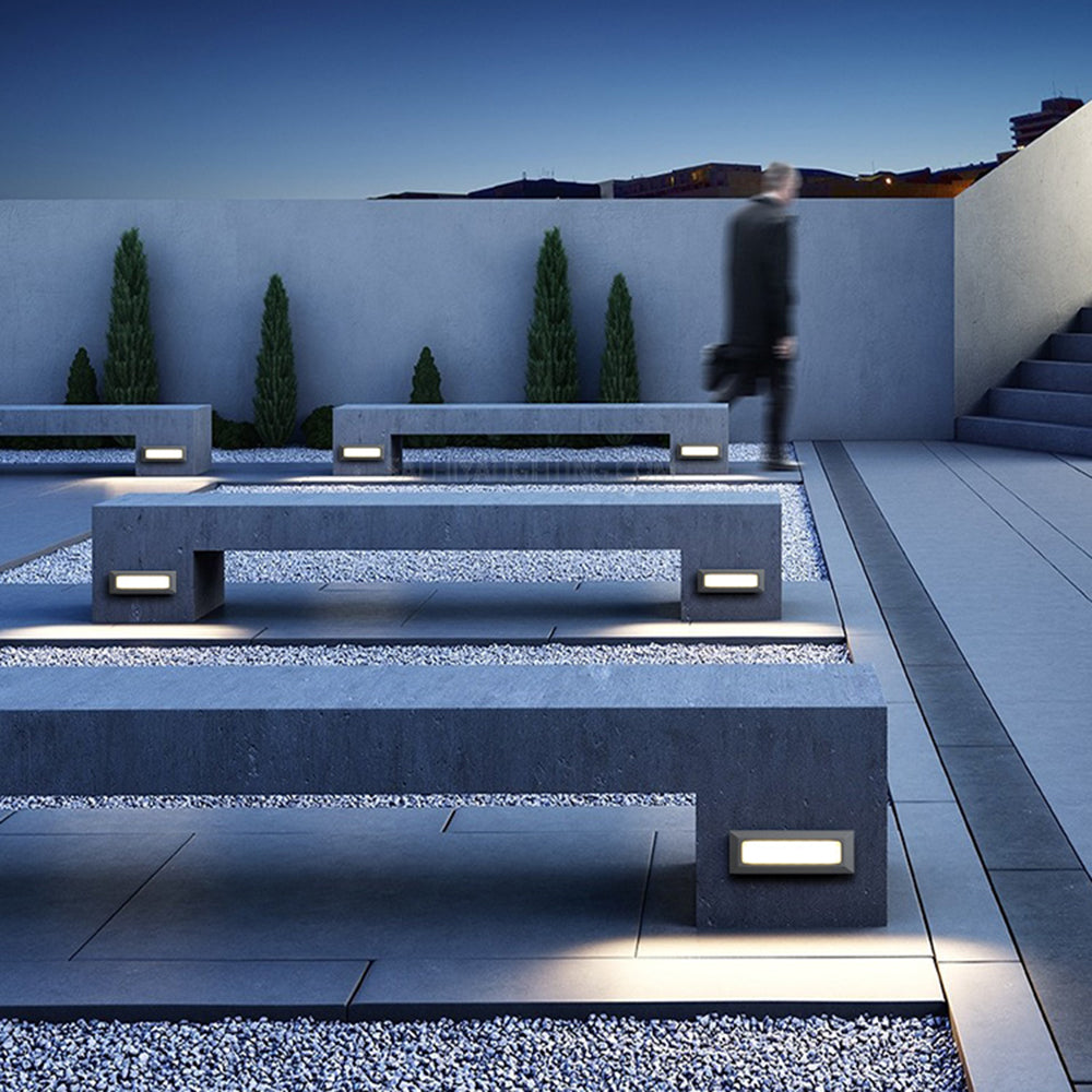 Moderne LED buitenverlichting voor terras en trap