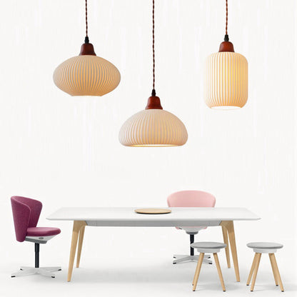 Met de hand gemaakte witte keramische lamp