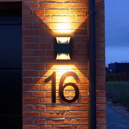 Architecturale buitenwandlamp met op- en neerwaarts licht