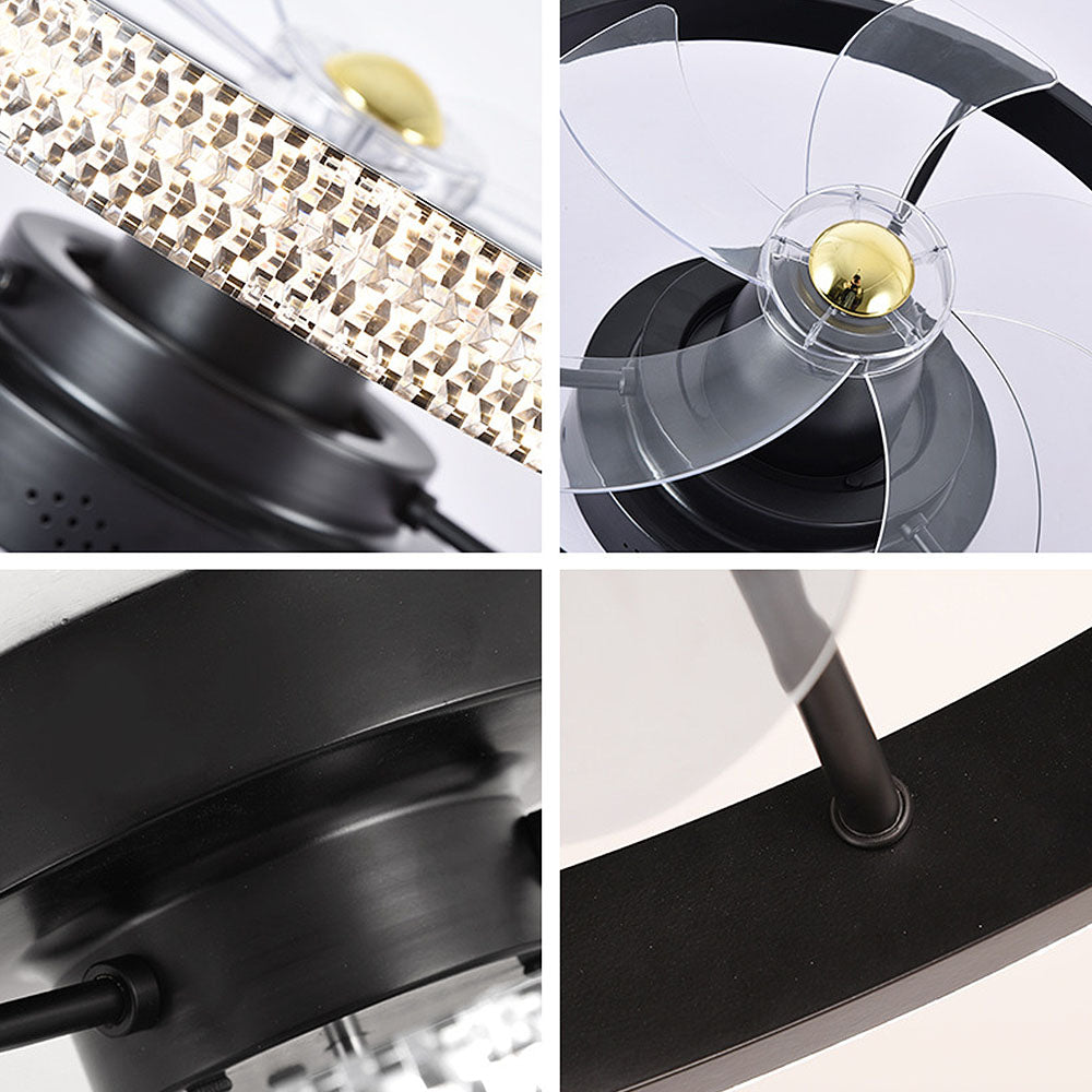 Slimme LED-plafondventilator met afstandsbediening