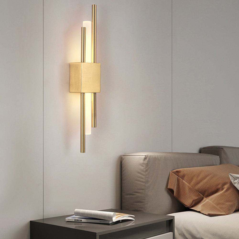 Moderne verticale LED-wandlamp
