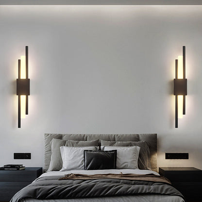 Moderne verticale LED-wandlamp