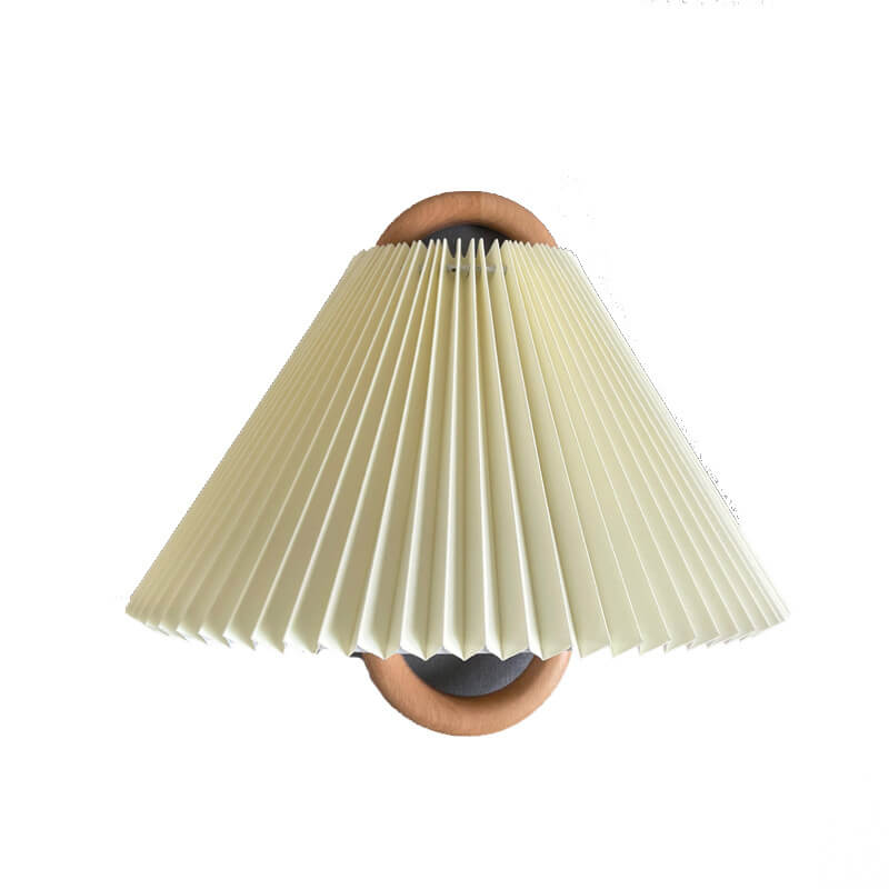 Moderne geplooide wandlamp