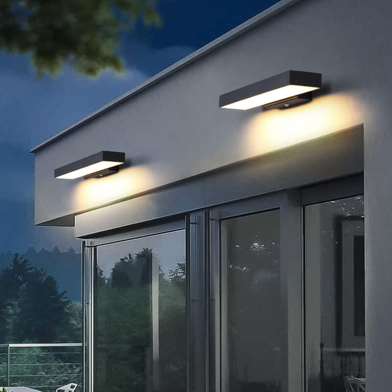 Slanke waterdichte wandlamp