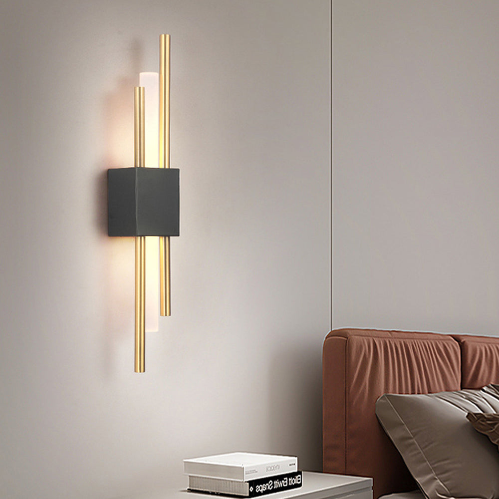 Moderne verticale LED-wandlamp