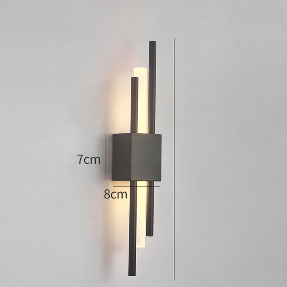 Moderne verticale LED-wandlamp