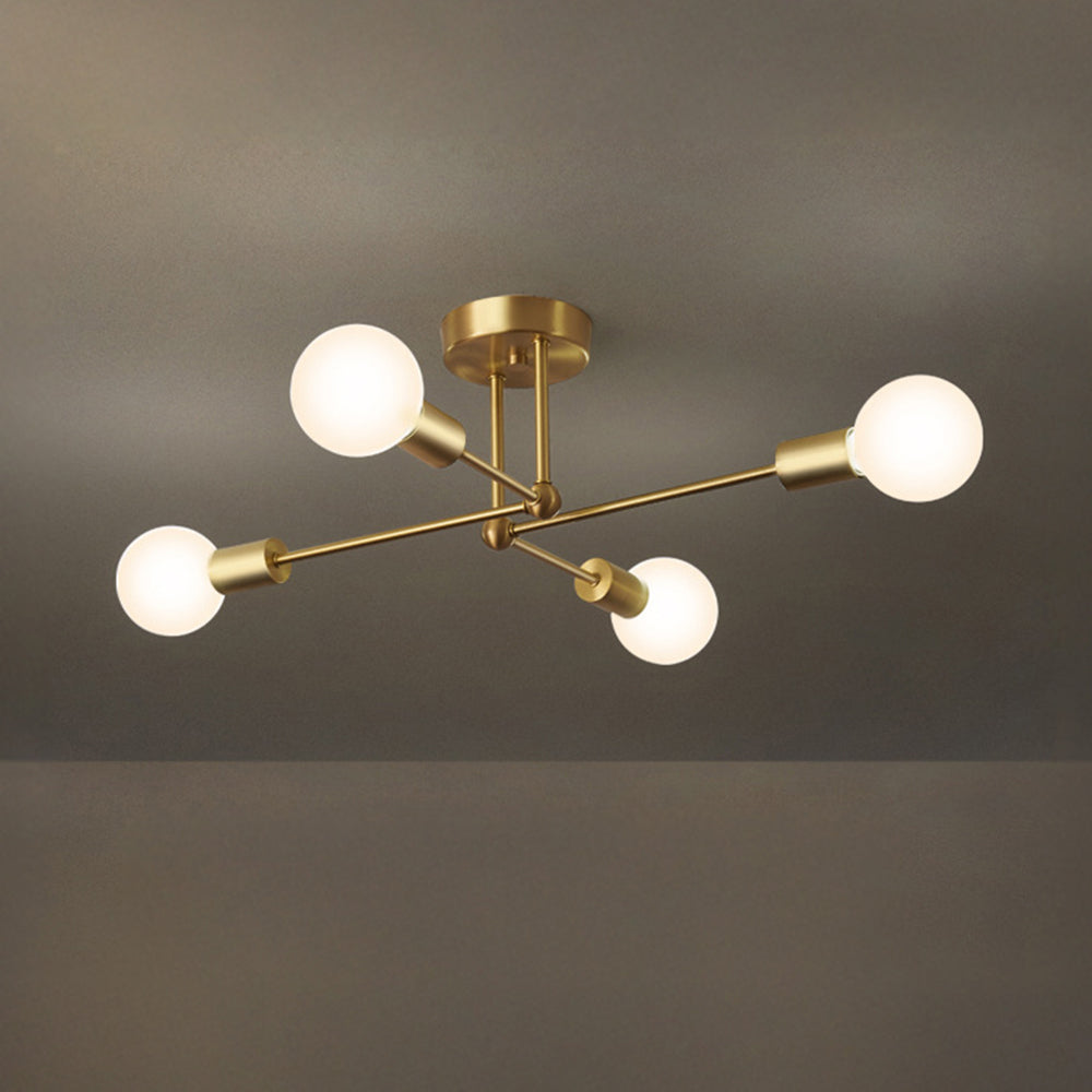 Gouden Cluster IJzeren Plafondlamp