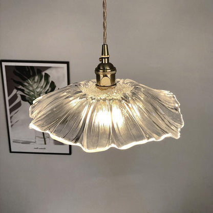 Retro Bloemen Glazen Hanglamp
