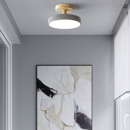 Ronde ijzeren LED-plafondlamp