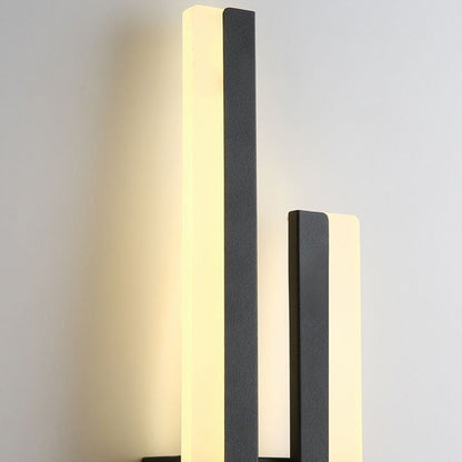 Lange acryl LED-wandlamp