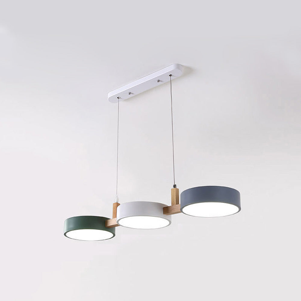 Moderne cilinder hanglamp met meerdere lichtbronnen