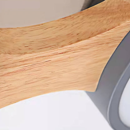 Moderne vlakke slaapkamerlamp