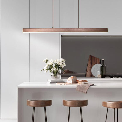 Moderne lineaire LED-hanglamp