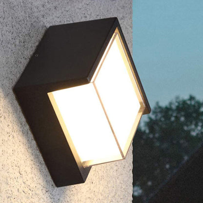 Geometrische LED buitenmuurlamp