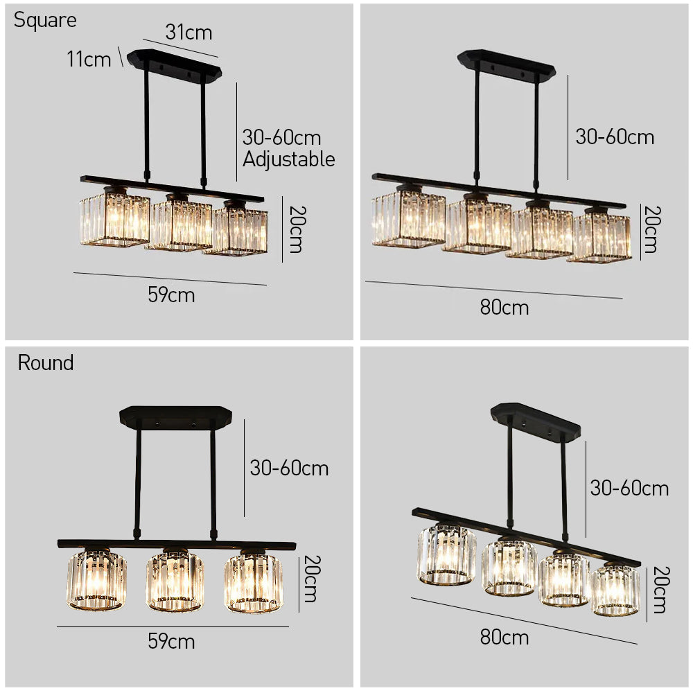 Oude glazen hanglamp