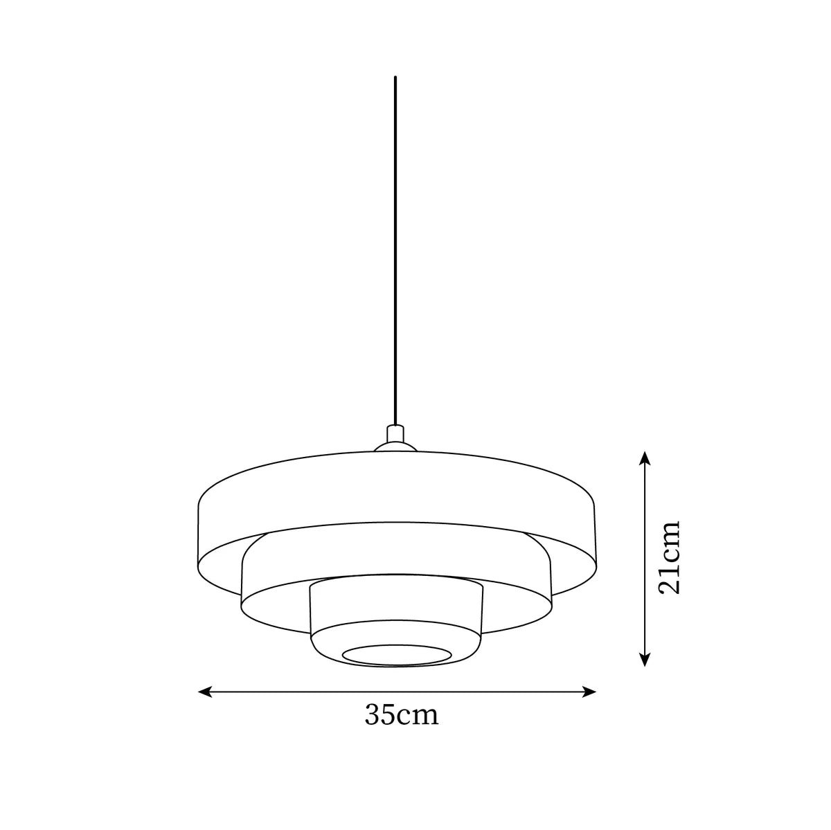 Bauhaus-stijl hanglamp