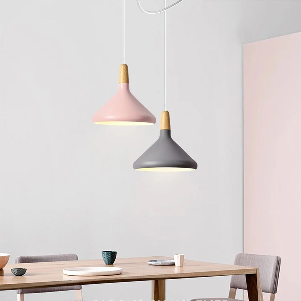 Macaron Houten Hanglamp