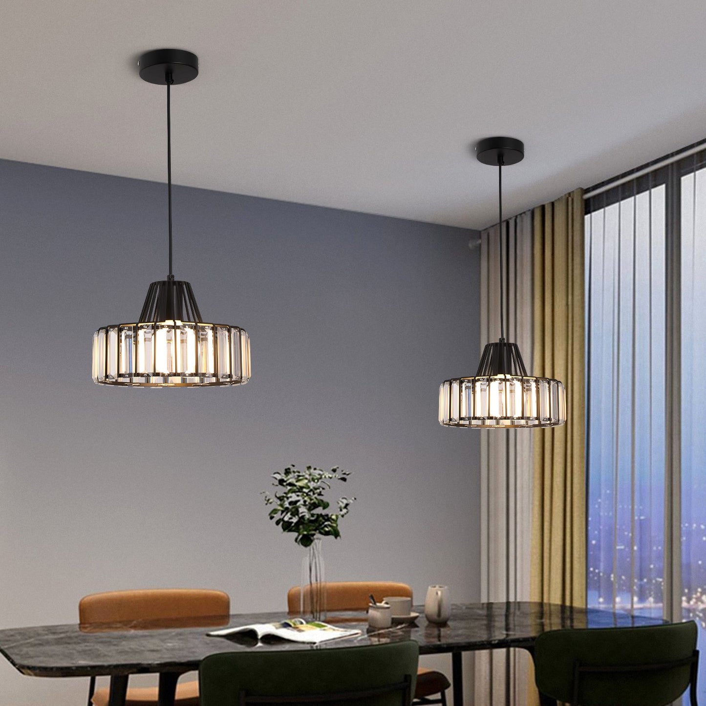 Luxe Kristallen Druppel Lamp