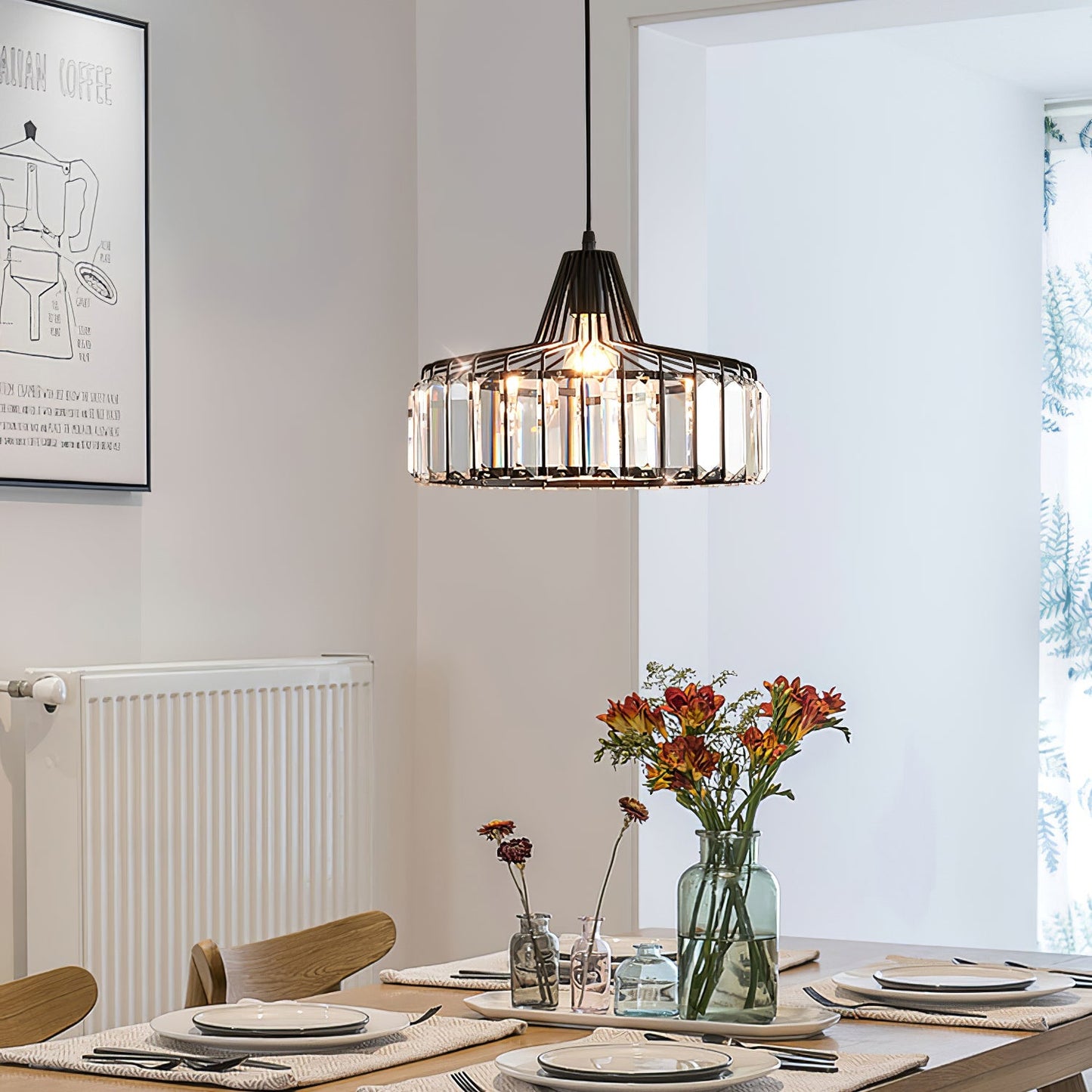 Luxe Kristallen Druppel Lamp