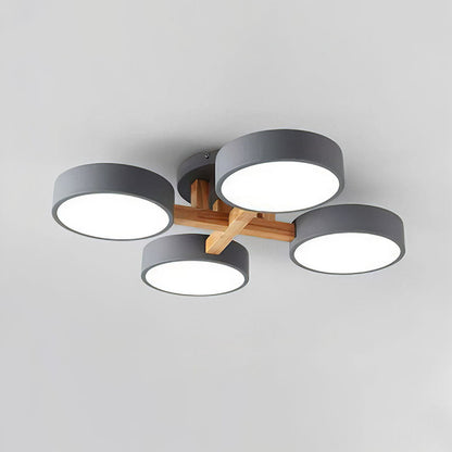 Moderne vlakke slaapkamerlamp