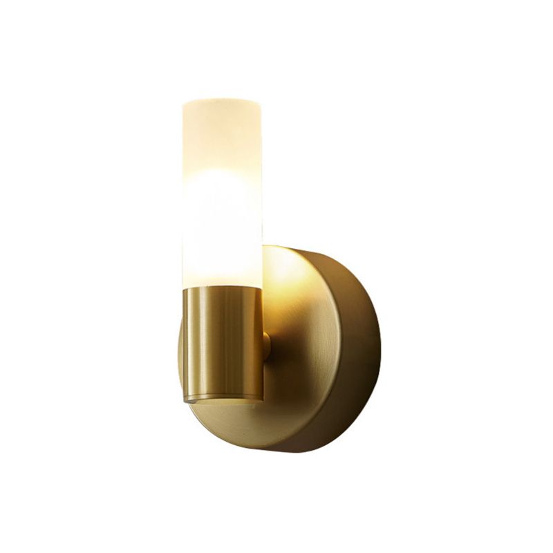 Moderne gouden led-wandlamp