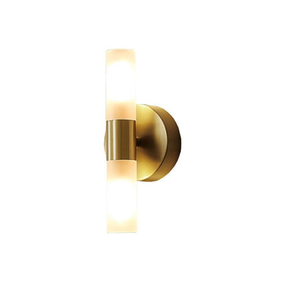 Moderne gouden led-wandlamp