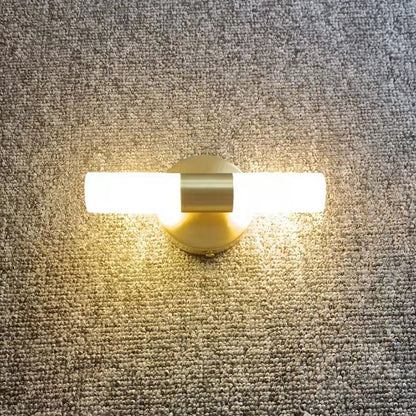 Moderne gouden led-wandlamp