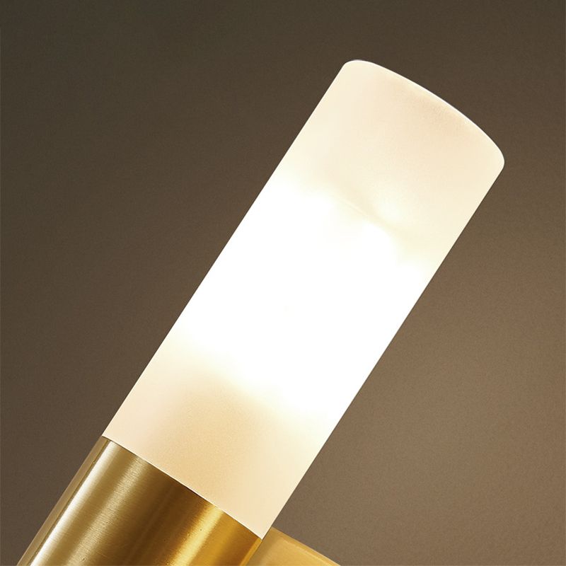Moderne gouden led-wandlamp