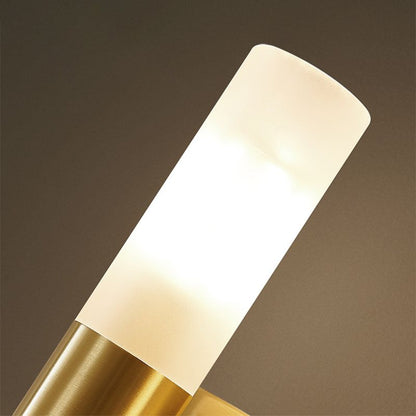 Moderne gouden led-wandlamp
