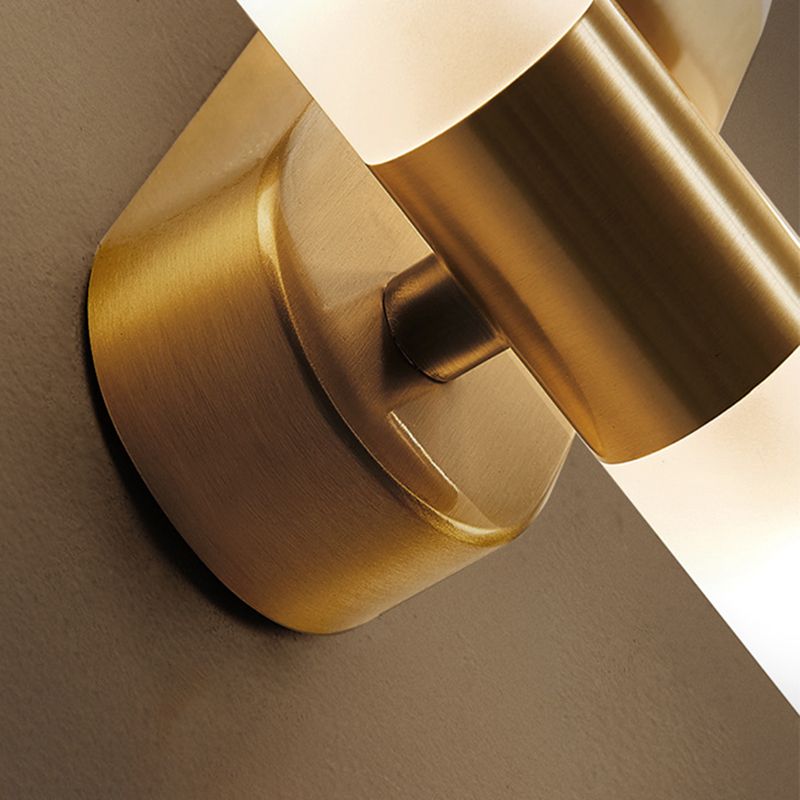 Moderne gouden led-wandlamp