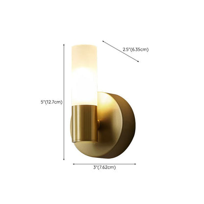 Moderne gouden led-wandlamp
