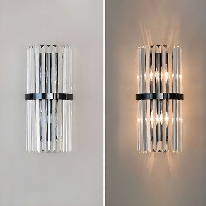 Luxe wandlamp van roestvrij staal