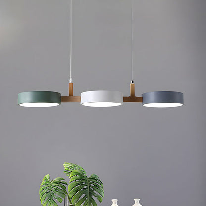 Moderne cilinder hanglamp met meerdere lichtbronnen