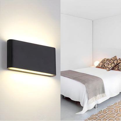 Moderne waterdichte op-en-neer buitenlamp