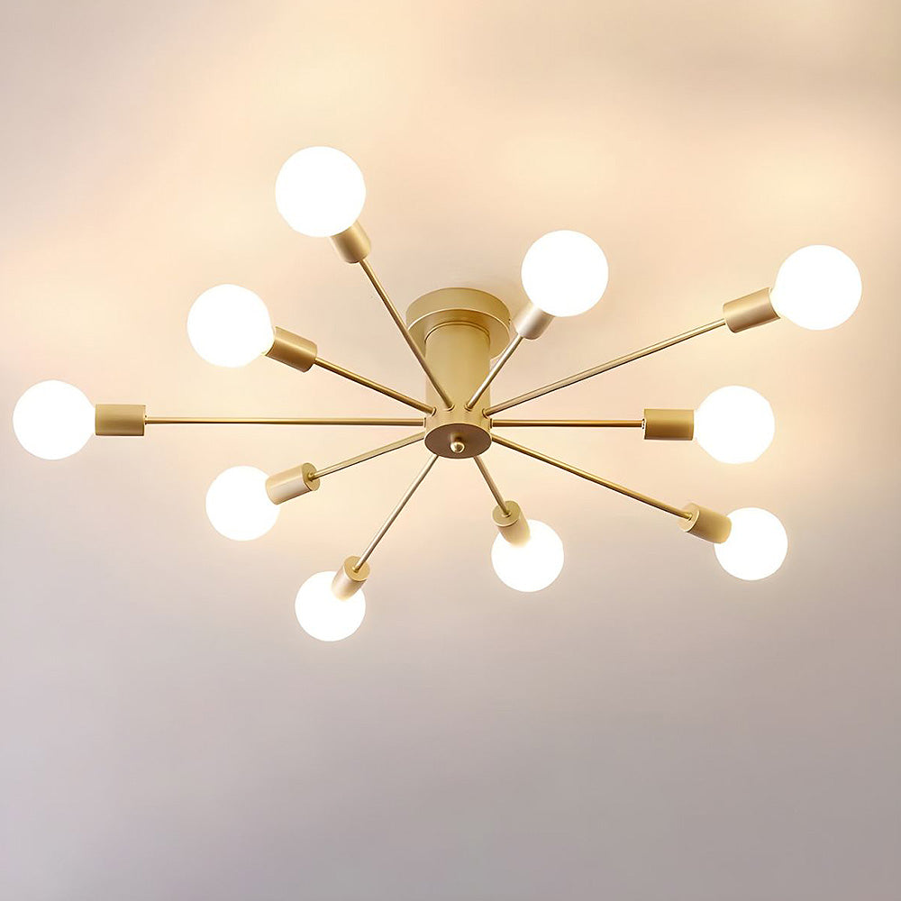 Gouden IJzeren Slaapkamer Kroonluchter