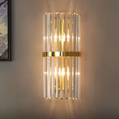 Luxe wandlamp van roestvrij staal