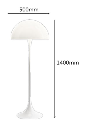 Moderne paddenstoel vloerlamp