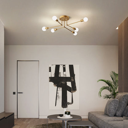 Gouden Cluster IJzeren Plafondlamp