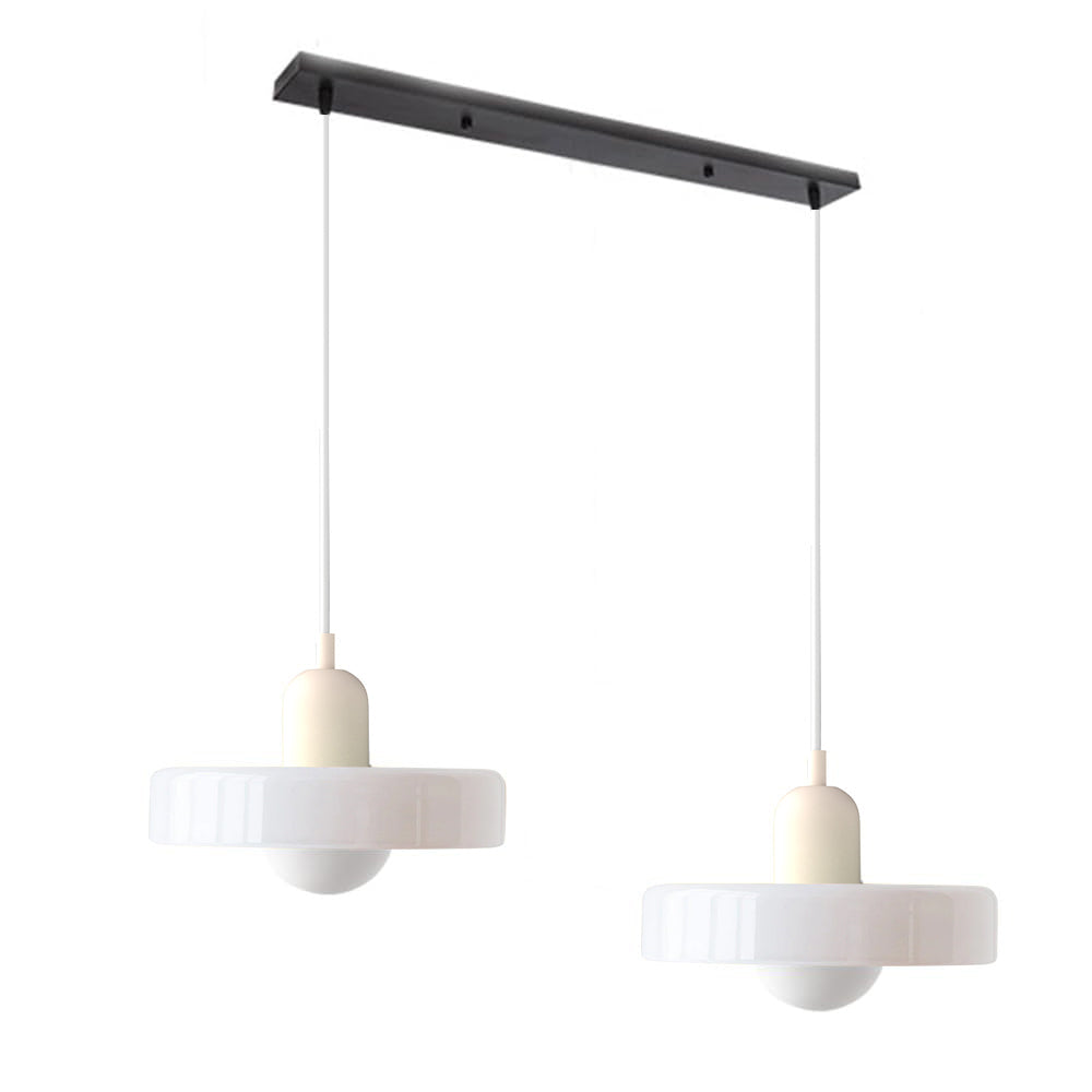 Bauhaus glas-in-lood hanglamp