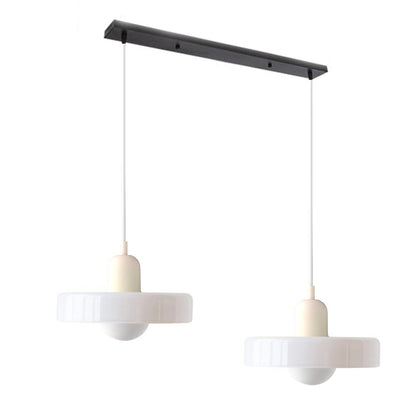 Bauhaus glas-in-lood hanglamp
