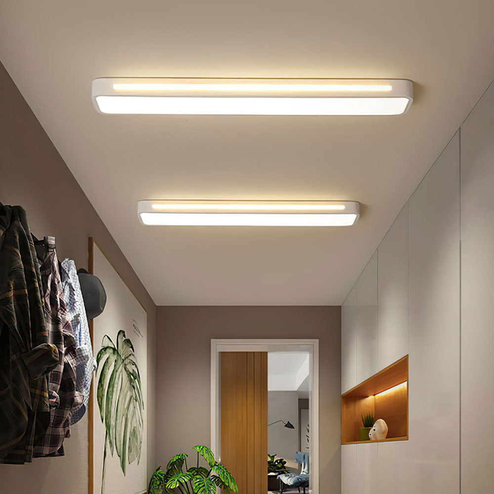 Strakke LED Plafondlamp voor Moderne Interieurs